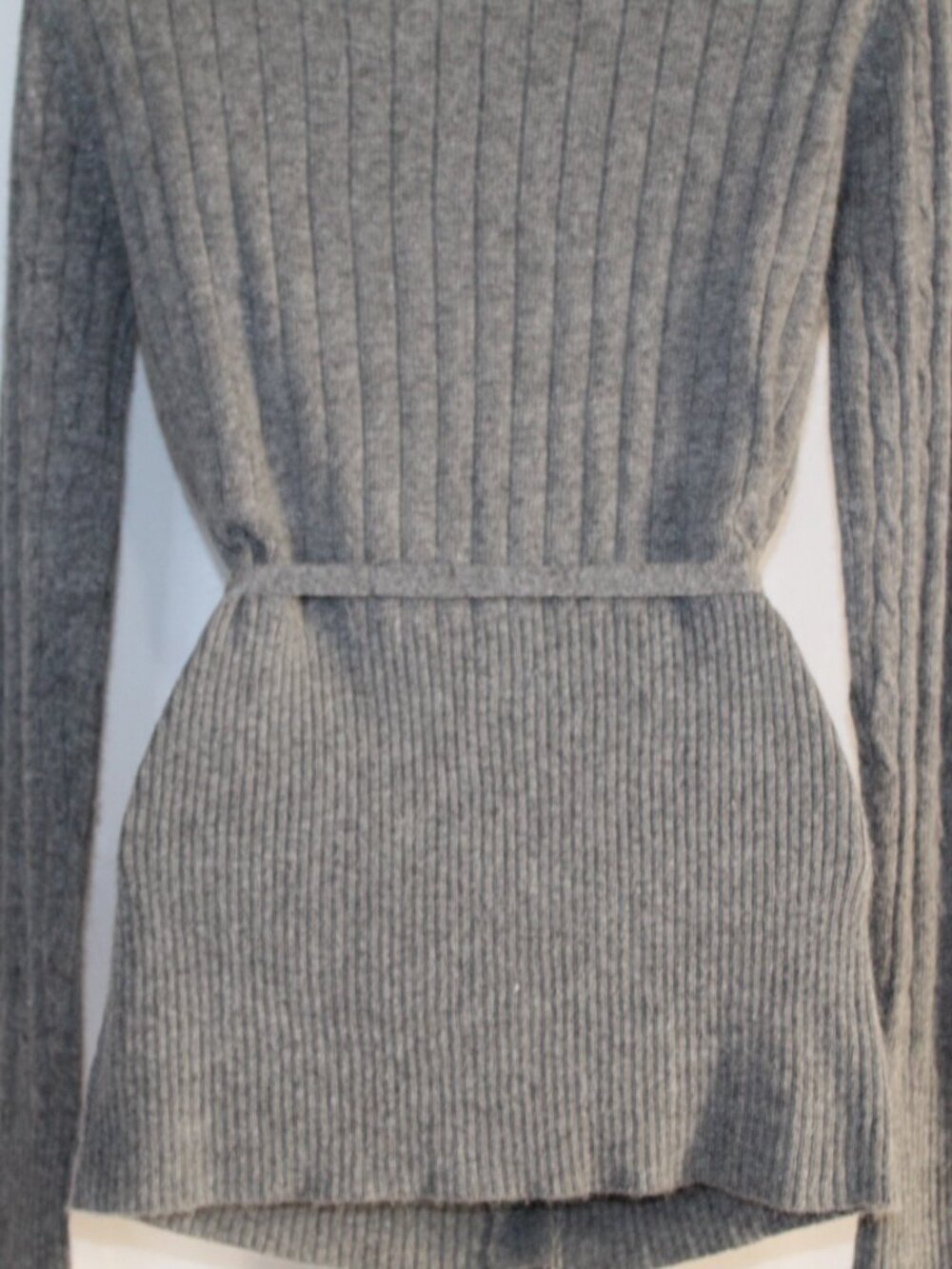 Y2K BCBGMaxAzria knit cardigan sweater wool blend button front - Picture 6 of 11